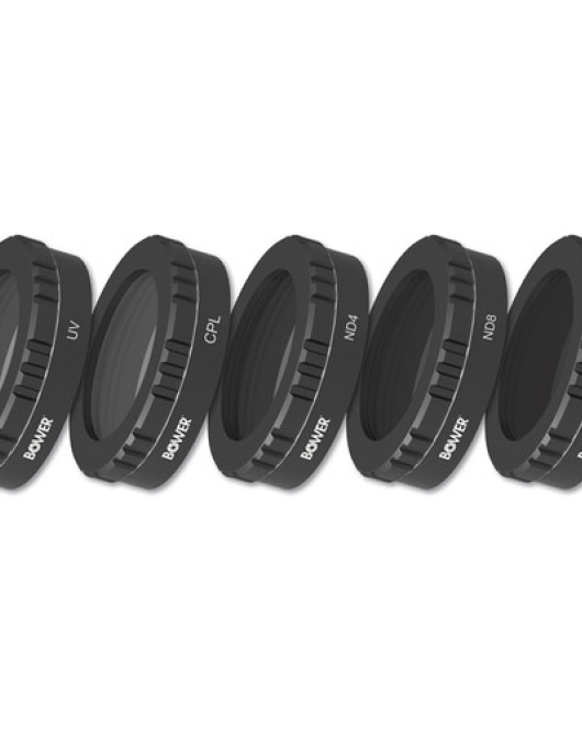 Bower 5-Filter Lens Kit for DJI Mavic Air – ND, CPL & UV Camera Filters for Aerial Photography Bower 5-Filter Lens Kit for DJI Mavic Air – ND, CPL & UV Camera Filters for Aerial Photography