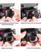 Ulanzi 108° 15mm Wide-Angle Lens for DJI Mavic 3 – Ultra Wide Drone Camera Lens Attachment