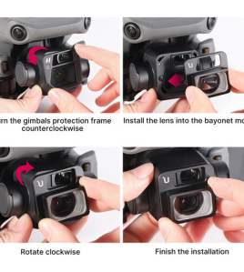 Ulanzi 108° 15mm Wide-Angle Lens for DJI Mavic 3 – Ultra Wide Drone Camera Lens Attachment