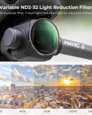 K&F Concept Nano-X VND2-32 Filter for DJI Mavic 3 & Mavic 3 Cine – Variable ND Drone Camera Lens Filter for Cinematic Control