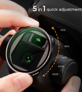 K&amp;F Concept Nano-X VND2-32 Filter for DJI Mavic 3 &amp; Mavic 3 Cine – Variable ND Drone Camera Lens Filter for Cinematic Control