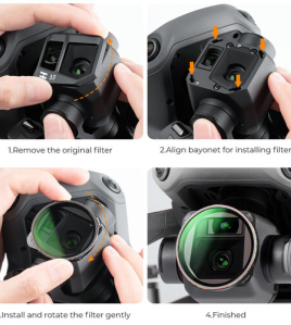 K&amp;F Concept Nano-X VND2-32 Filter for DJI Mavic 3 &amp; Mavic 3 Cine – Variable ND Drone Camera Lens Filter for Cinematic Control