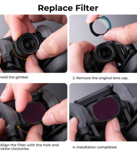 K&amp;F Concept ND32 Filter for DJI Avata – 5-Stop Neutral Density Drone Camera Lens Filter for Cinematic FPV