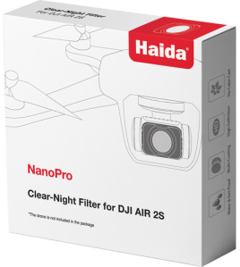 Haida NanoPro Clear-Night Filter for DJI Air 2S – Anti Light Pollution Night Photography Drone Lens Filter