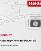 Haida NanoPro Clear-Night Filter for DJI Air 2S – Anti Light Pollution Night Photography Drone Lens Filter