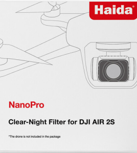 Haida NanoPro Clear-Night Filter for DJI Air 2S – Anti Light Pollution Night Photography Drone Lens Filter