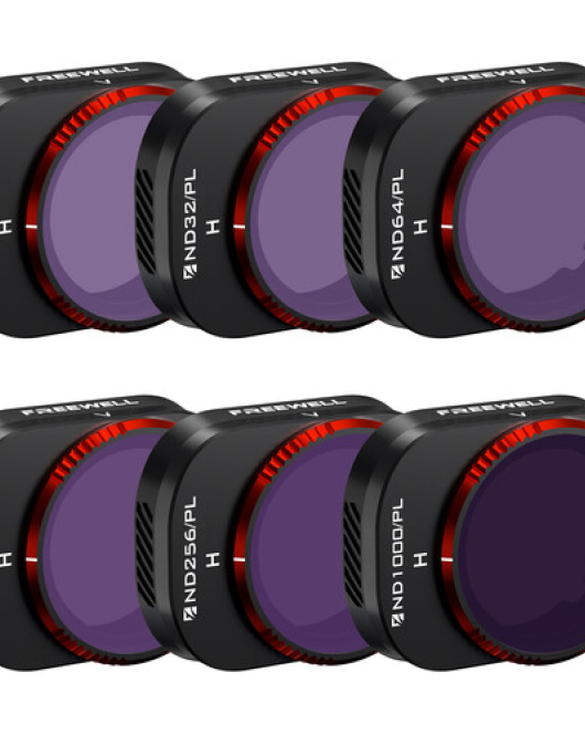 Freewell Bright Day Filter Kit for DJI Mini 4 Pro (6-Pack) – ND & CPL Drone Camera Filters for Cinematic Aerial Photography
