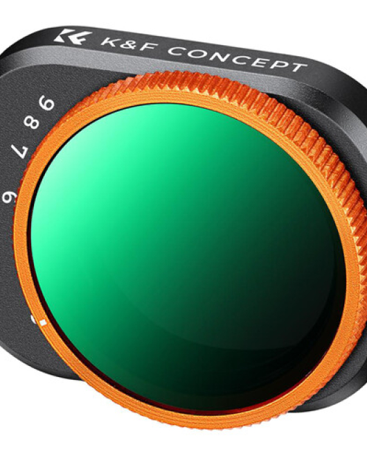 K&F Concept Nano-X Series Variable ND32–ND512 Filter for DJI Mini 4 Pro – 5–9 Stop Green Coated Adjustable ND Lens Filter