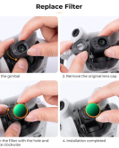 K&F Concept Nano-X Series Variable ND32–ND512 Filter for DJI Mini 4 Pro – 5–9 Stop Green Coated Adjustable ND Lens Filter