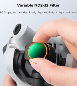 K&amp;F Concept Nano-X Series Filter Kit with Green Coating for DJI Mini 4 Pro (4-Pack) – Professional ND Drone Camera Filter Set for Cinematic Aerial Photography