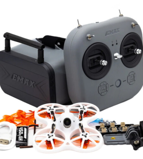 EMAX EZ Pilot Pro RTF FPV Drone with Goggles & Controller – Beginner-Friendly Indoor Racing Drone Kit with Ready-to-Fly FPV System