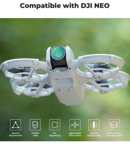 K&amp;F Concept CPL Filter for DJI Neo Drone Camera Lens – Ultra-Light Polarizing Filter with 28 Multi-Layer Coating