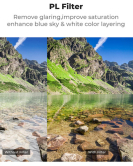 K&F Concept CPL Filter for DJI Neo Drone Camera Lens – Ultra-Light Polarizing Filter with 28 Multi-Layer Coating