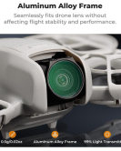 K&F Concept CPL Filter for DJI Neo Drone Camera Lens – Ultra-Light Polarizing Filter with 28 Multi-Layer Coating