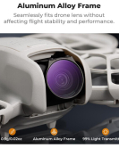 K&F Concept ND Filter Set for DJI Neo (4-Pack) – ND8/ND16/ND32/ND64 Drone Camera Lens Filters