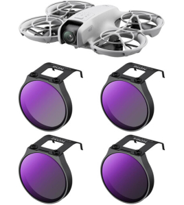 K&amp;F Concept ND Filter Set for DJI Neo (4-Pack) – ND8/ND16/ND32/ND64 Drone Camera Lens Filters