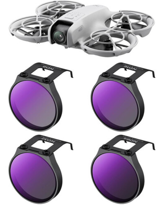 K&F Concept ND Filter Set for DJI Neo (4-Pack) – ND8/ND16/ND32/ND64 Drone Camera Lens Filters