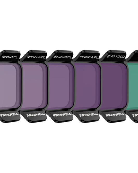 Freewell Bright Day Filter Set for DJI Flip (6-Pack) – ND & CPL Drone Camera Lens Filters for Sunny Day Shooting