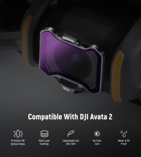 Neewer ND Filter Kit for DJI Avata 2 (4-Pack) – ND8/ND16/ND32/ND64 FPV Drone Camera Lens Filters