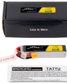 Tattu R-Line 850mAh 2S 7.6V HD 95C LiPo Long Pack Battery with XT30 Plug – High Performance FPV Racing Battery