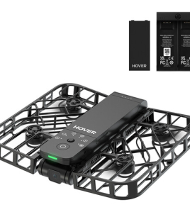 HOVERAir X1 Self-Flying Camera Drone Combo (Black) – Pocket-Sized AI Drone with Hands-Free 2.7K Video &amp; Smart Tracking