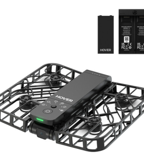 HOVERAir X1 Self-Flying Camera Drone Combo (Black) – Pocket-Sized AI Drone with Hands-Free 2.7K Video & Smart Tracking