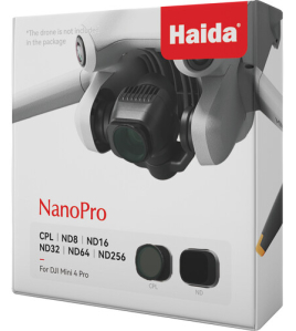 Haida NanoPro Magnetic 6-Filter Kit for DJI Mini 4 Pro – ND &amp; CPL Professional Drone Camera Filters