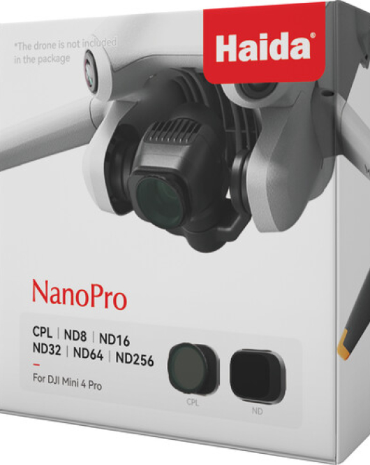 Haida NanoPro Magnetic 6-Filter Kit for DJI Mini 4 Pro – ND & CPL Professional Drone Camera Filters Haida NanoPro Magnetic 6-Filter Kit for DJI Mini 4 Pro – ND & CPL Professional Drone Camera Filters