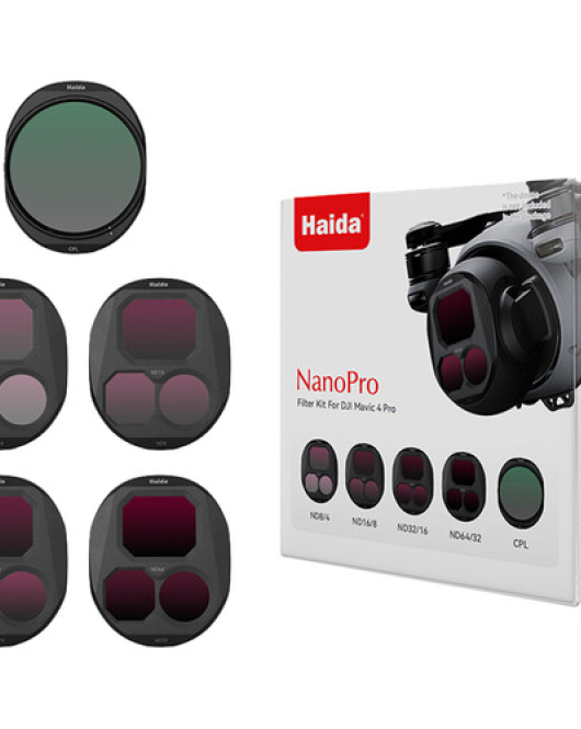 Haida NanoPro CPL/Split ND 5-Filter Kit for DJI Mavic 4 Pro – Professional Drone Camera Lens Filter Set