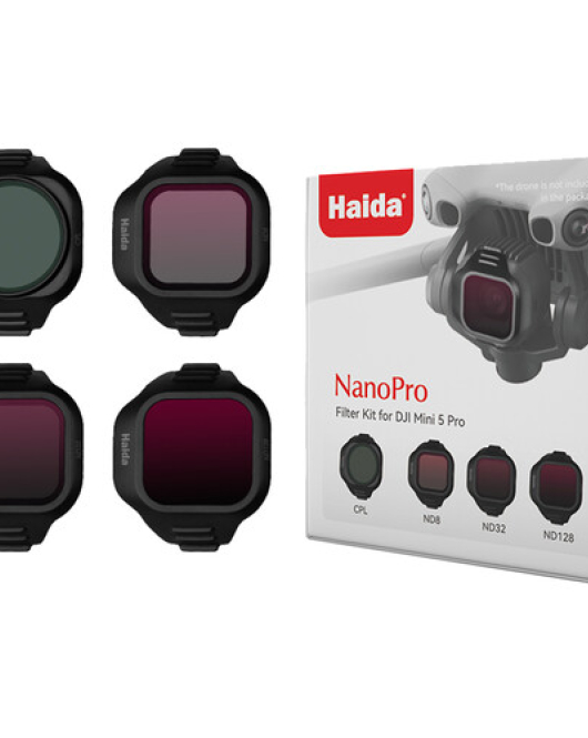 Haida NanoPro CPL/ND 4-Filter Kit for DJI Mini 5 Pro – Professional Drone Camera Lens Polarizer & ND Filter Set