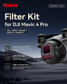 Haida NanoPro CPL/Split ND 5-Filter Kit for DJI Mavic 4 Pro – Professional Drone Camera Lens Filter Set