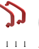 Raywowo Gimbal Protection Bar for DJI Avata 2 (Red, Pair) – Durable FPV Drone Camera & Gimbal Guard Set
