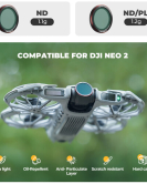 Freewell Mega Filter Kit for DJI Neo 2 (9-Pack) – Professional Drone Camera Lens Filter Set for Cinematic Aerial Photography Freewell Mega Filter Kit for DJI Neo 2 (9-Pack) – Professional Drone Camera Lens Filter Set for Cinematic Aerial Photography