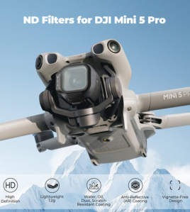 Freewell All-Day ND 6-Filter Kit for DJI Mini 5 Pro – Professional Drone Camera ND Filter Set for Cinematic Aerial Photography
