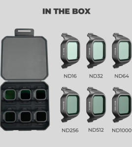 Freewell All-Day ND 6-Filter Kit for DJI Mini 5 Pro – Professional Drone Camera ND Filter Set for Cinematic Aerial Photography