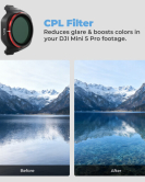 Freewell Everyday 4-Filter Pack for DJI Mini 5 Pro – ND & Polarizing Lens Filter Kit for Cinematic Drone Photography