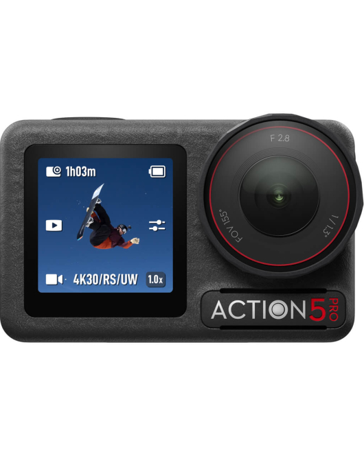 DJI Osmo Action 5 Pro Standard Combo 4K Waterproof Action Camera with Stabilization & Dual Touchscreens