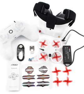 EMAX EZ Pilot Beginner Indoor Racing Drone (RTF) – Ready-to-Fly FPV Training Quadcopter with Safe Flight System