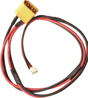 Amimon 4-Pin JST to XT-60 Male Power Cable for CONNEX Air Unit (19.7") – UAV Battery Power Cable 8–26V Input