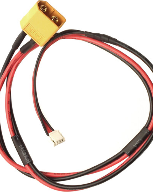Amimon 4-Pin JST to XT-60 Male Power Cable for CONNEX Air Unit (19.7") – UAV Battery Power Cable 8–26V Input
