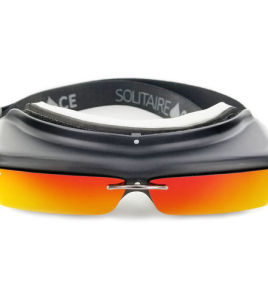Rochester Optical Polarized Sun Shield for Solitaire Ace 2.0 VR Goggles – Dark Red