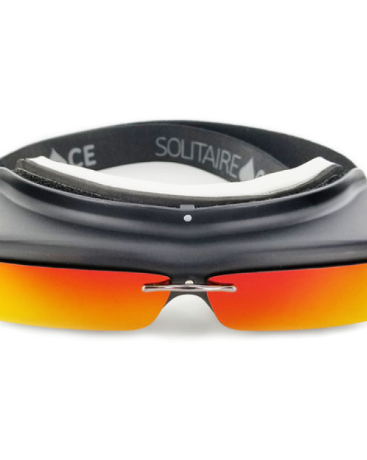 Rochester Optical Polarized Sun Shield for Solitaire Ace 2.0 VR Goggles – Dark Red