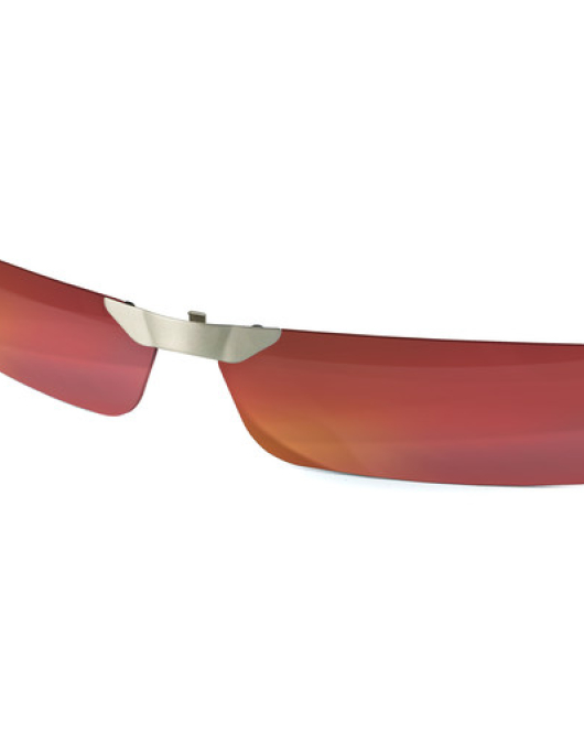 Rochester Optical Sun Shield for Epson Moverio BT-300 Smart Glasses (Dark Red)
