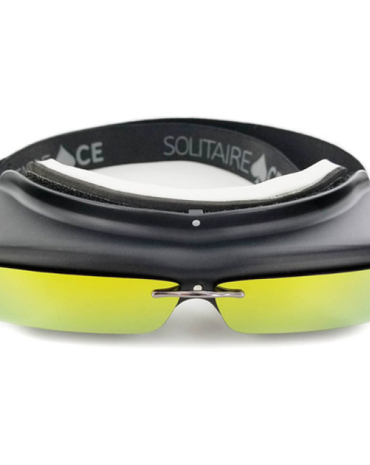 Rochester Optical Polarized Sun Shield for Solitaire Ace 2.0 VR Goggles – Gold
