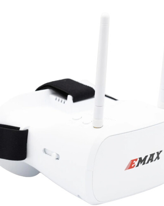 EMAX Transporter FPV Goggles – 5.8GHz Wireless FPV Drone Goggles with Built-in DVR