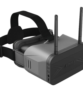 EMAX Transporter 2 Analog FPV Goggles with DVR and Removable LCD Screen