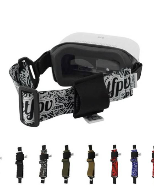 FatStraps Walksnail Goggles L FPV Goggle Strap – Replacement Head Strap for Walksnail Goggles