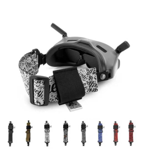 FatStraps HD FPV Goggle Strap – DJI Goggles 2 / Walksnail Avatar Goggles X Replacement Head Strap
