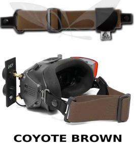 FatStraps HD Goggle Strap for DJI FPV, Avatar, Dominator &amp; HDZero Goggles – Ultra Comfort Adjustable Head Strap