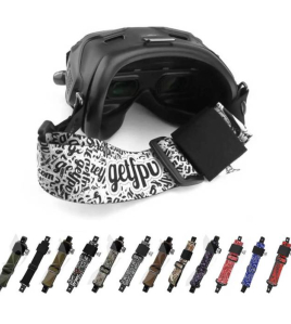 FatStraps HD Goggle Strap for DJI FPV, Avatar, Dominator &amp; HDZero Goggles – Ultra Comfort Adjustable Head Strap